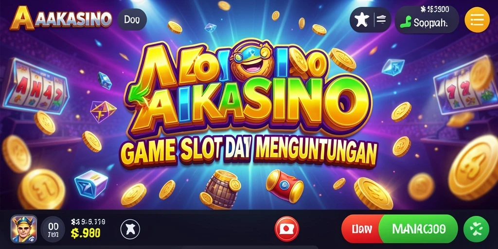 Tampilan gameplay AAKASINO yang menarik dan penuh warna.