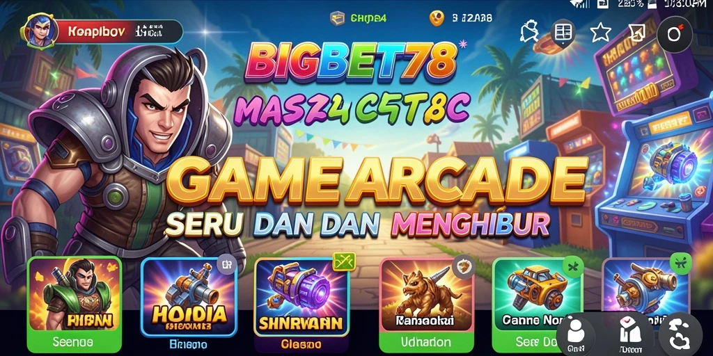 Tampilan gameplay seru dan menantang dari BIGBET78.