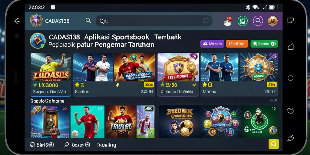 Screenshot CADAS138 menampilkan taruhan langsung yang menegangkan.