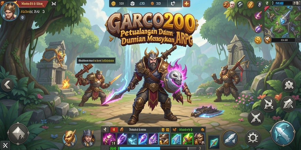 Screenshot gameplay GARCO200 dengan aksi petualangan yang seru.