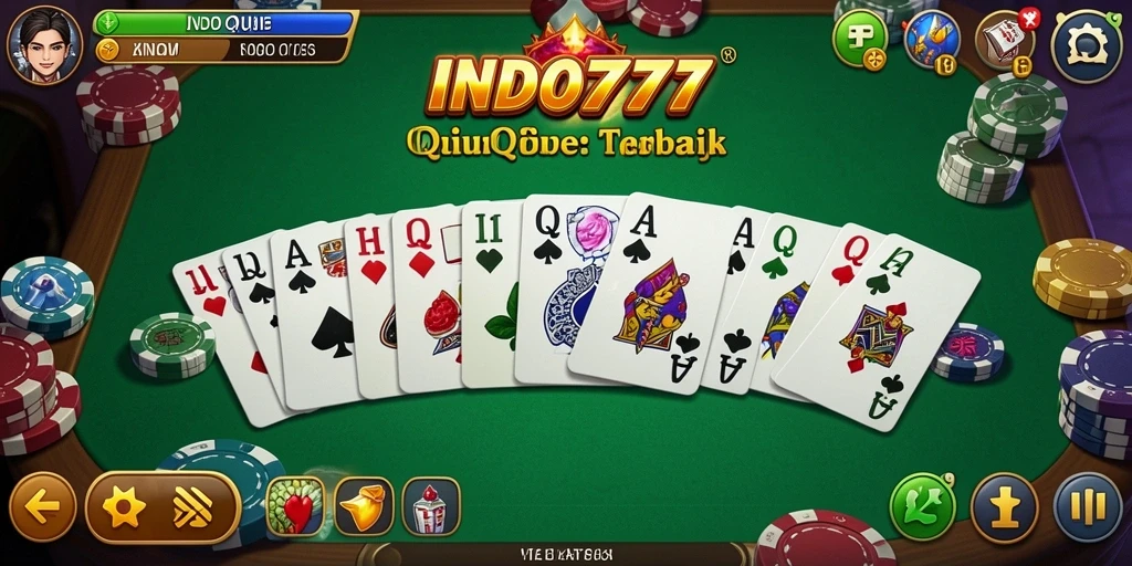 Tampilan gameplay QiuQiu yang seru dan menarik di INDO777.