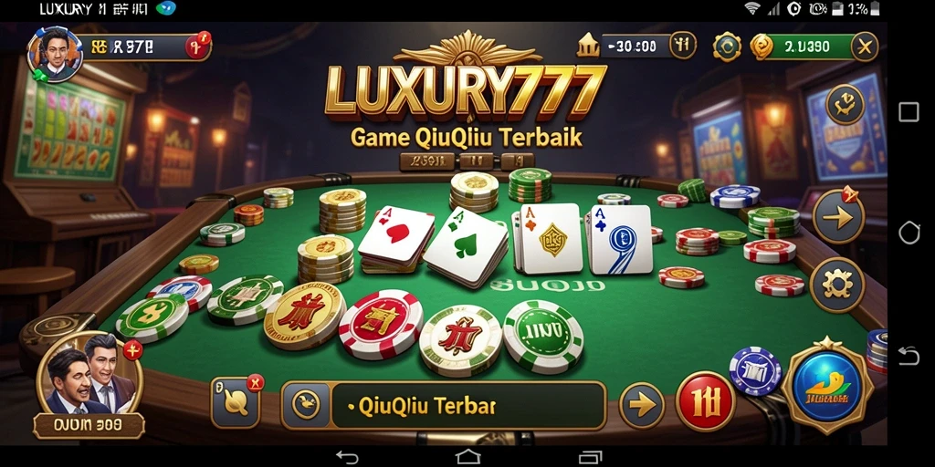 Tampilan gameplay LUXURY777 yang menarik dan interaktif.