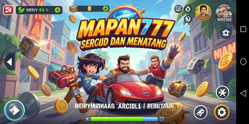 Tangkapan layar utama MAPAN777 yang menunjukkan gameplay menantang dan mendebarkan.
