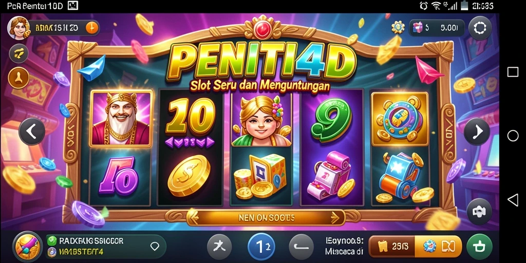 Gameplay seru dengan berbagai pilihan tema slot.