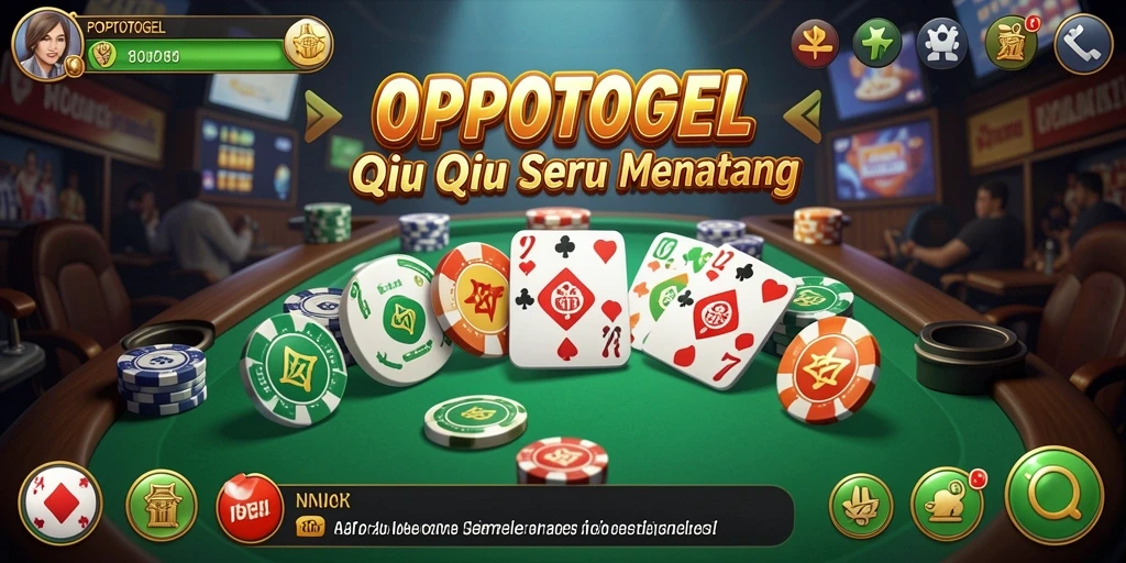 Tangkapan layar gameplay QiuQiu yang menarik dan seru di POPOTOGEL.