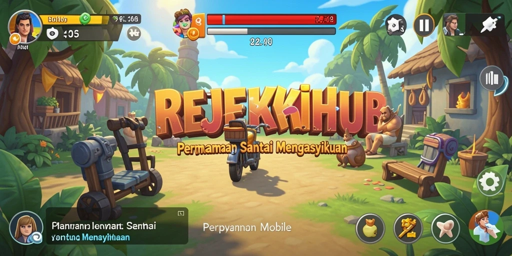 Tampilan gameplay REJEKIHUB yang mengasyikkan dan sederhana.