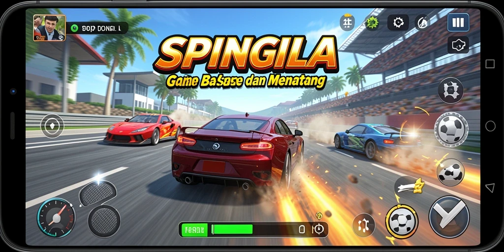 Tampilan menegangkan dari balapan di SPINGILA dengan berbagai kendaraan.