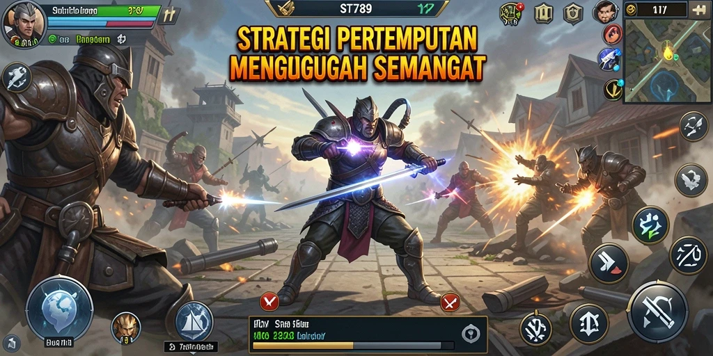 Screenshot gameplay ST789 yang menarik dengan aksi pertempuran seru.