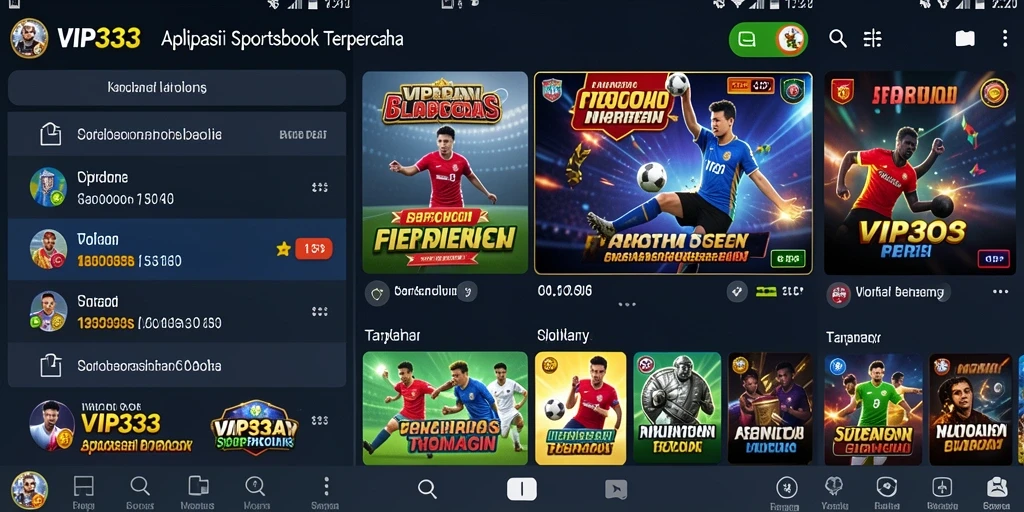 Tampilan gameplay taruhan olahraga di VIP333 yang menarik.